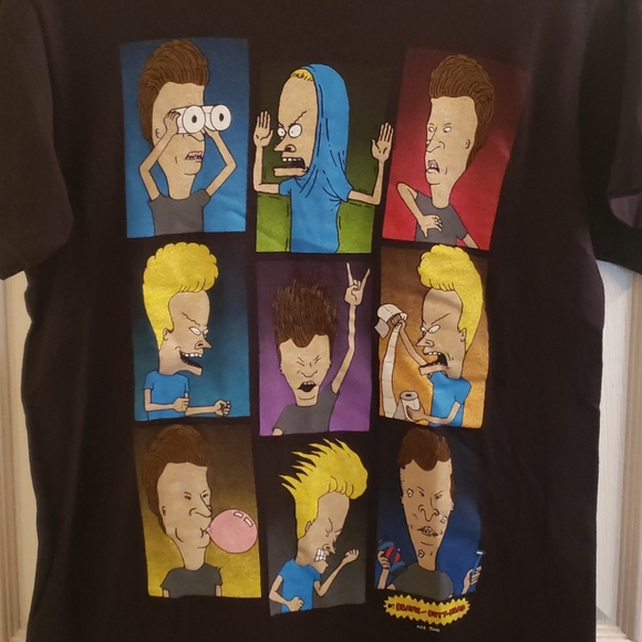 Beavis & Butthead T-Shirt Black Small - Picture 2 of 4